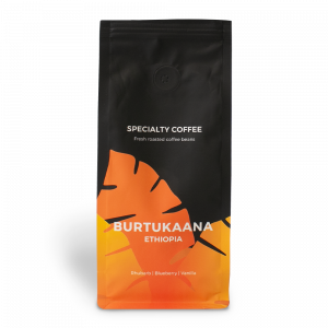 Sortenreine Kaffeebohnen „Ethiopia Burtukaana“, 250 g