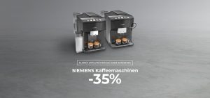 SIEMENS Kaffeemaschinen -35%
