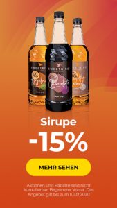 Sweetbird Sirup -15%