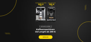 De'Longhi Kaffeevollautomaten ab 299 €
