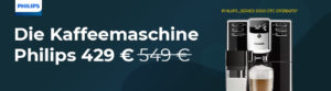 Die Kaffeemaschine Philips „Series 5000 OTC EP5360/10“ nur 429 €