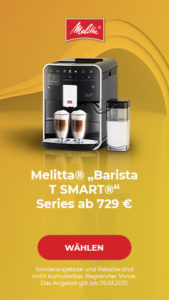 Melitta® „Barista T SMART®“ Series Kaffeevollautomaten