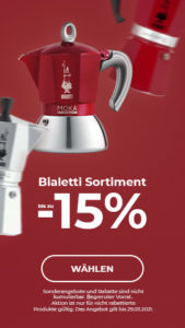 Bialetti Sortiment bis zu -15%