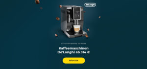 De'Longhi Kaffeemaschinen ab 314 €