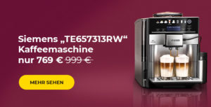 Siemens „TE657313RW“ Kaffeemaschine