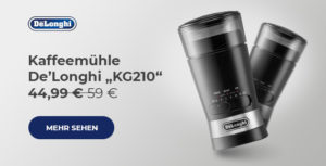 Kaffeemühle De’Longhi „KG210“ 49,99 €
