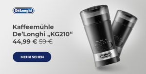 Kaffeemühle De’Longhi „KG210“ 49,99 €