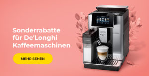 Sonderrabatte für De'Longhi Kaffeemaschinen