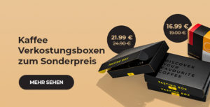 Kaffeeverkostungsboxen zum Sonderpreis