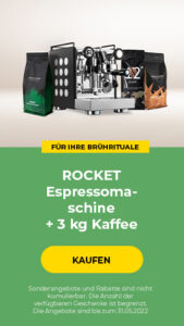 ROCKET Espressomaschine + 3 kg Kaffee