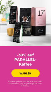 -30% auf PARALLEL-Kaffee