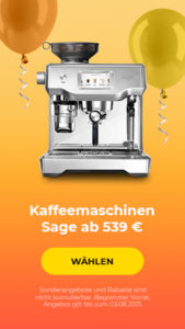 Kaffeemaschinen Sage ab 539 €