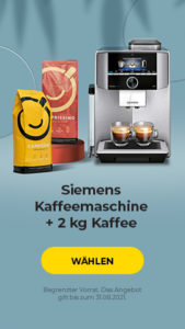 Siemens Kaffeemaschine + 2 kg Kaffee