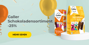 Galler Schokoladensortiment -25%