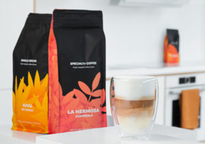 Kaffeebohnen für Getränke mit Milch