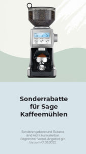 Special price for Sage coffee grinders