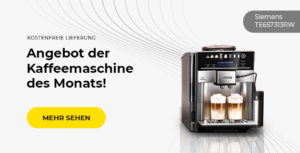 Angebot der Kaffeemaschine des Monats!