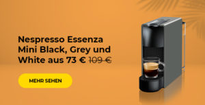 Nespresso Essenza Mini Black, Grey und White aus 73 € 109 €