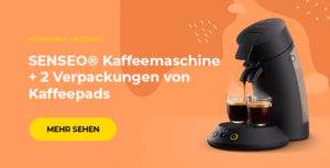 SENSEO® Kaffeemaschine + 2 Verpackungen von Kaffeepads