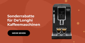 Sonderrabatte für De'Longhi Kaffeemaschinen