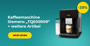 Kaffeemaschine Lelit Siemens „TQ505R09“ + weitere Artikel