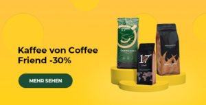 Kaffee von Coffee Friend -30%