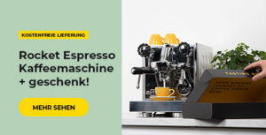 Rocket Espresso Kaffeemaschine + geschenk!