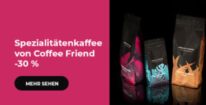 Spezialitätenkaffee von Coffee Friend -30 %