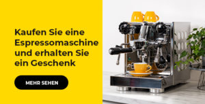 Kaufen Sie eine Kaffeemaschine und erhalten Sie ein Geschenk!
