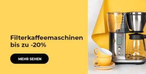 Filterkaffeemaschinen bis zu -20%