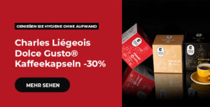 Charles Liégeois Dolce Gusto® Kaffeekapseln -30%
