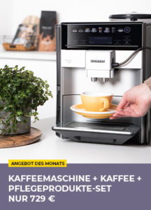 Kaffeemaschine Siemens „TE653M11RW“ + weitere Artikel