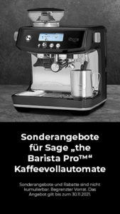 Sonderangebote für Sage „the Barista Pro™“ Kaffeevollautomaten