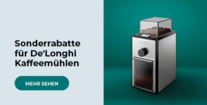 Sonderrabatte für De'Longhi Kaffeemühlen