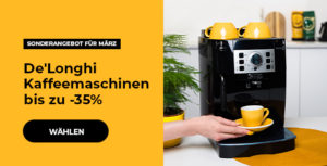 De'Longhi Kaffeemaschinen bis zu -35%