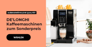 DE'LONGHI Kaffeemaschinen zum Sonderpreis