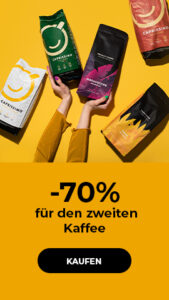 -70% für den zweiten Kaffee