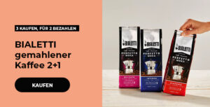 BIALETTI gemahlener Kaffee 2+1