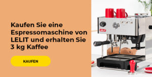 LELIT Kaffeemaschine + 3 kg Kaffee