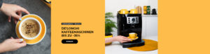 De'longhi coffee machines up to -35%