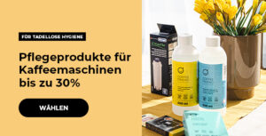Pflegeprodukte für Kaffeemaschinen bis zu 30%