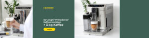 De'Longhi „Primadonna“ Kaffeemaschinen +3 kg Kaffee