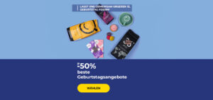 Beste Geburtstagsangebote bis zu -50%