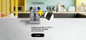 Kaffeemaschine LELIT + TIMEMORE Waage als Geschenk!