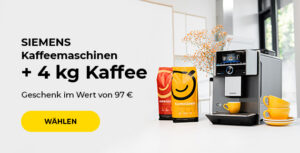 SIEMENS Kaffeemaschinen + 4 kg Kaffee