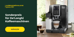 Sonderpreis für De'Longhi Kaffeemaschinen