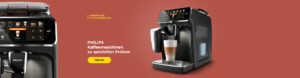 Special prices for Philips coffee machines