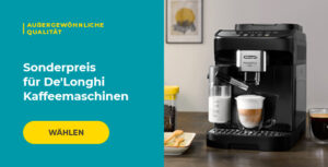 Sonderpreis für De'Longhi Kaffeemaschinen