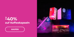 Bis zu -40% auf Kaffeekapseln