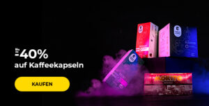 Bis zu -40% auf Kaffeekapseln